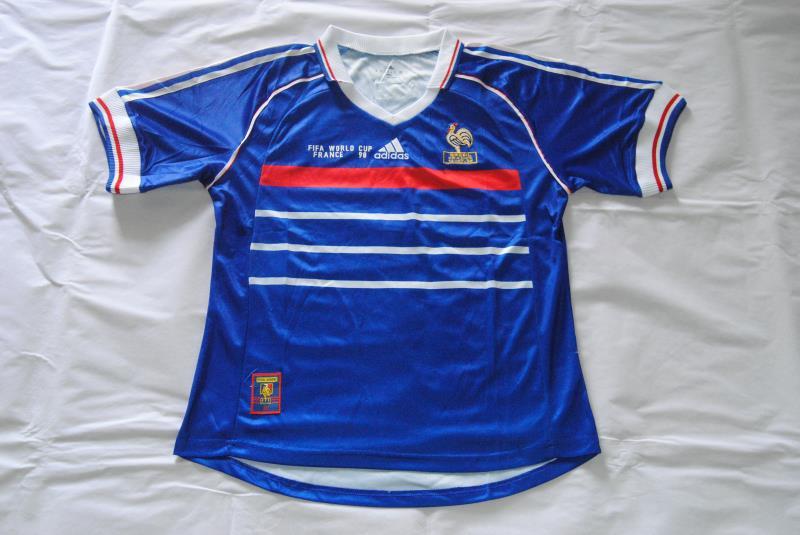 AAA Quality France 1998 Home World Cup Soccer Jersey